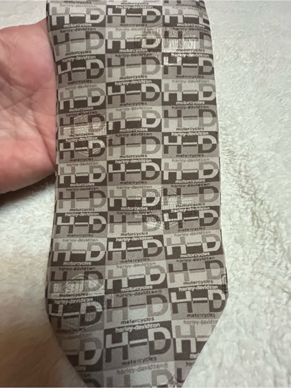 Harley-Davidson Tonal Block Tie